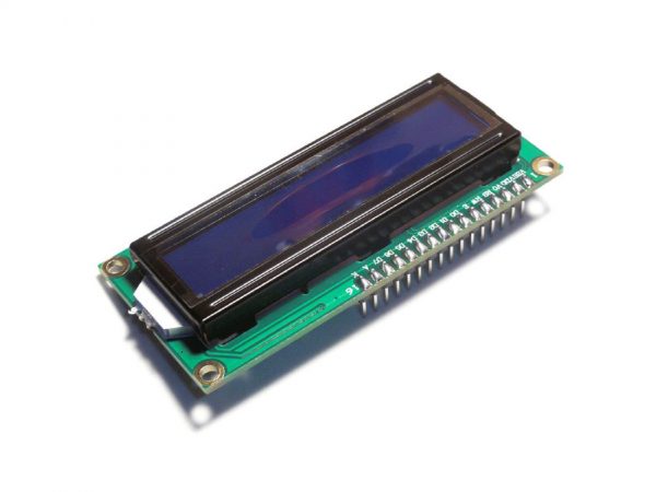 lcd display with header