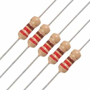 220 Ohm 1/4W Resistor – Pack of 20