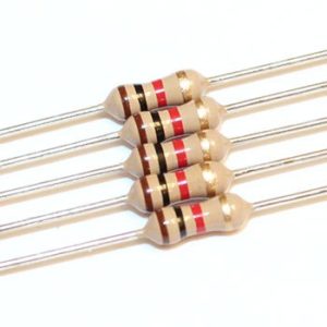 1K Ohm 1/4W Resistor – Pack of 20