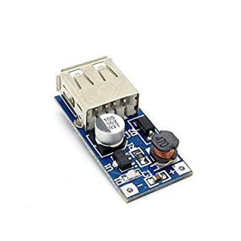 DollaTek Mini PFM Control DC-DC 0.9V-5V to USB 5V DC Boost Step-up Power Supply Module